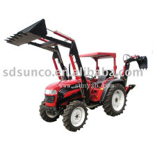 Mini Garden Tractor Loader and Backhoe with Mower